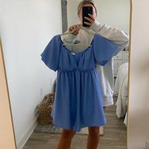 South moon under Juniper Blue romper size xs worn once